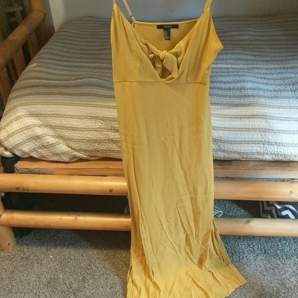 Mustard dress
